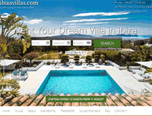Tablet Screenshot of ibizavillas.com